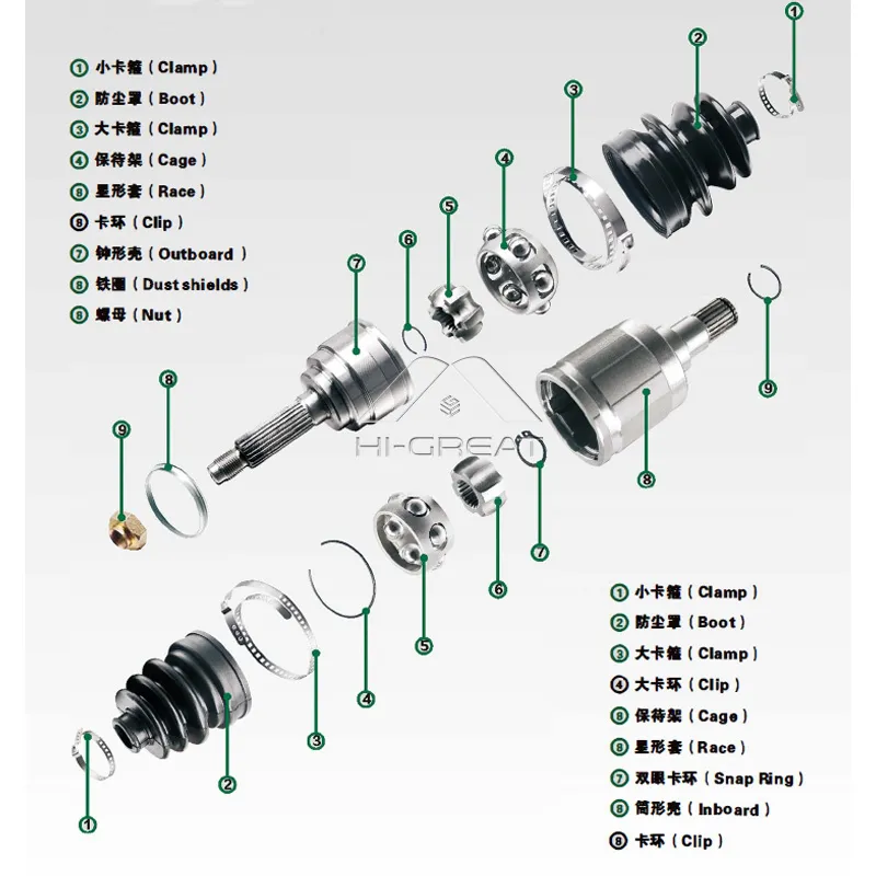 Drive Shaft 43430-0K022 for Toyota HILUX VII Pickup KUN25 KUN25R