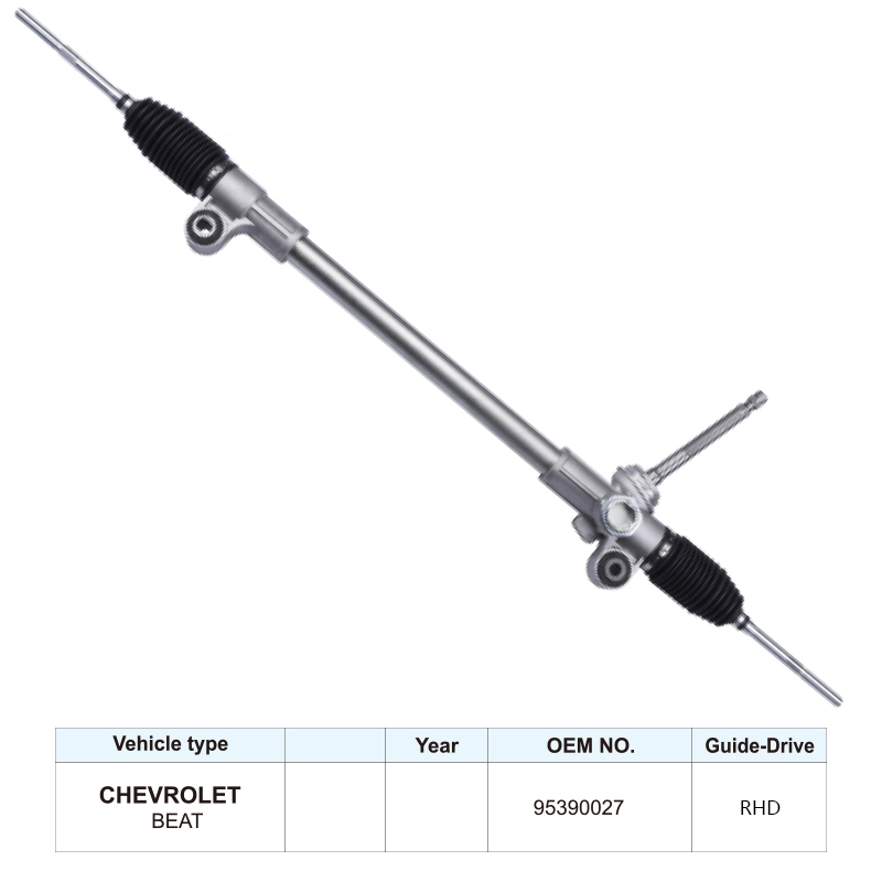 Aluminum New Auto Steering Rack for Chevrolet BEAT 95390027 Auto Parts Good Condition RHD