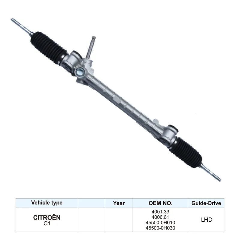Auto Parts 45500-0H010 Steering System Steering Rack for CITROEN C1 2020 Steering Gear