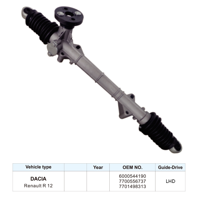 High Quality Steering Gear Steering Rack for Dacia Renault R12 L90 6000544190 LHD