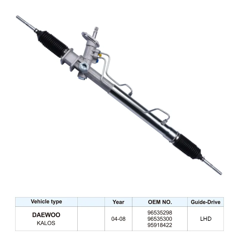 Auto Parts Steering Rack 96535298 for Daewoo Kalos 2004-2008 1.6L Durable Auto Components LHD