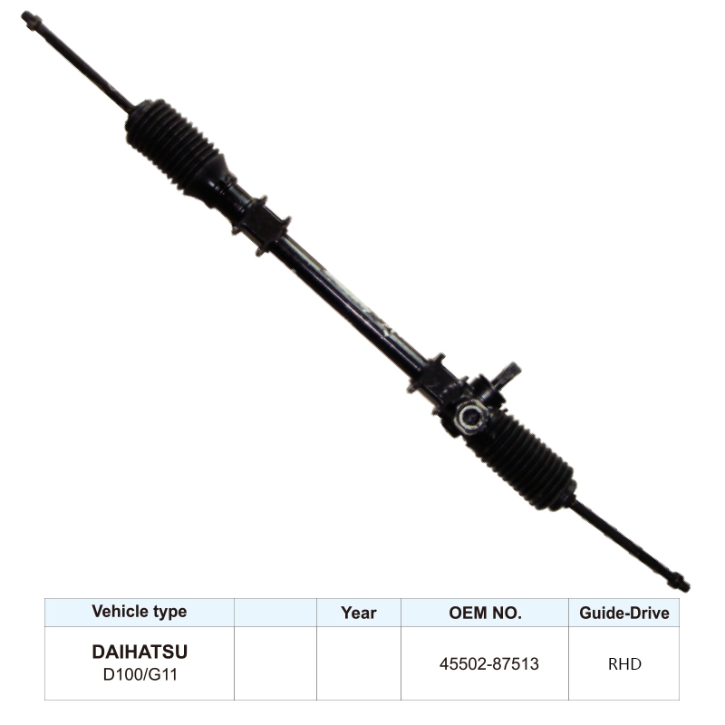 Steering Gear Power Steering Rack for DAIHATSU D100/G11 45502-87513 RHD