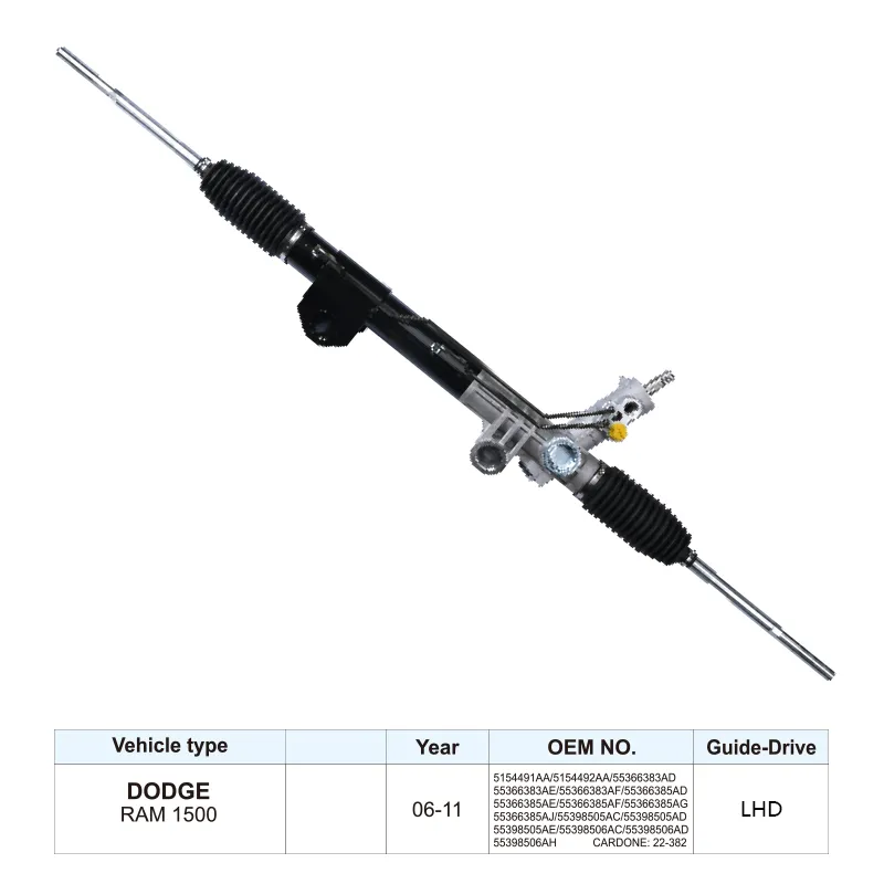 Auto Parts 5154491AA 55398505AD Auto Hydraulic Power Steering Gear for DODGE RAM 1500 2006-2011 Steering Rack