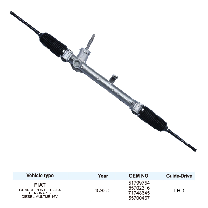 Hydraulic Power Steering Rack for FIAT GRANDE PUNTO 1.2 1.4 BENZINA 1.3 DIESEL MULTIJE 16V 2005 LHD