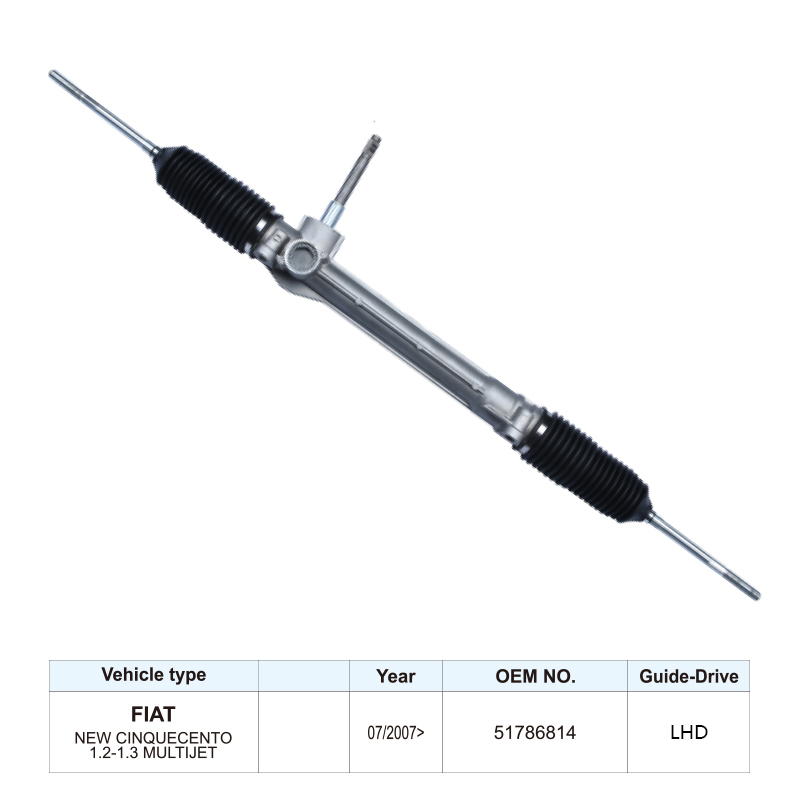Wholesale Price 51786814 Auto Parts Steering Rack for FIAT NEW CINQUECENTO 1.2 1.3 MULTJET 51786814 LHD