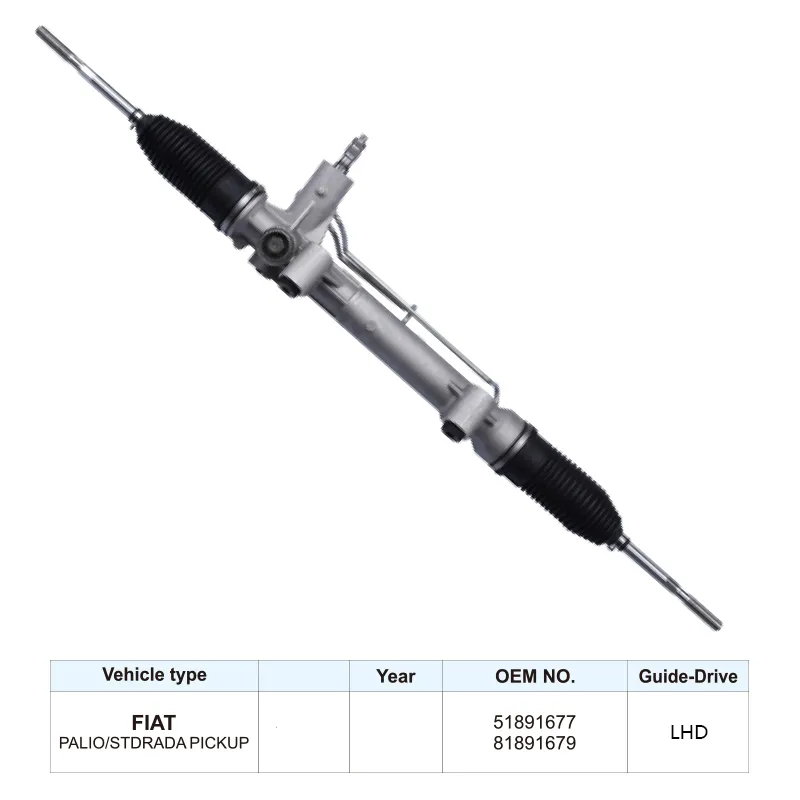 51891677 Steering Rack Auto Power Steering Gear Rack for FIAT PALIO STRADA PICKUP LHD