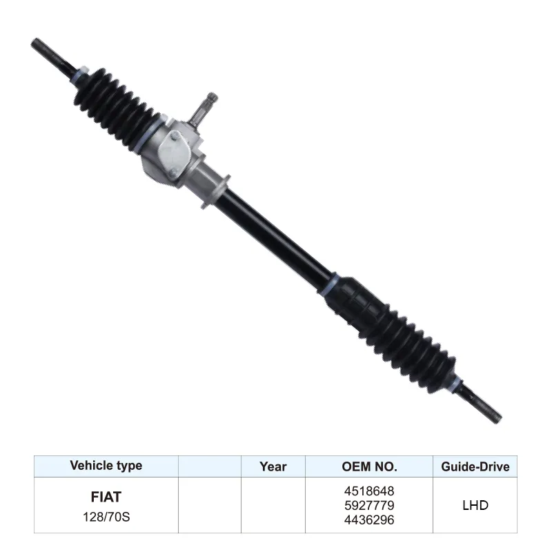 Mechanical Power 4518684 Steering Rack and Pinion for FIAT 128 70S 5927779 LHD
