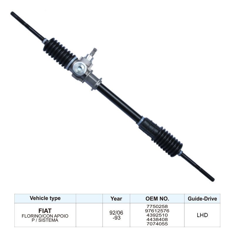 Mechanical Power Steering Rack for FIAT FIORINO CON APOIO SISTEMA 7750258 97612576 4392510 LHD