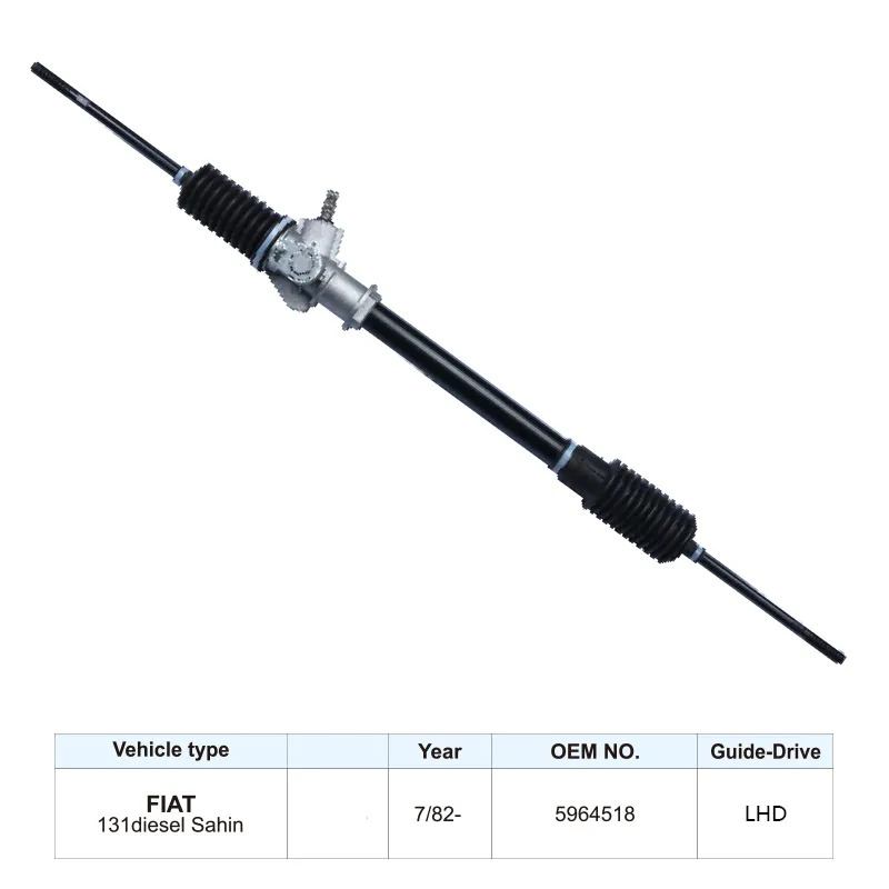 Mechanical Power Steering Rack for FIAT 131 diesel Sahin 5964518 1982- Steering Rack and Pinion