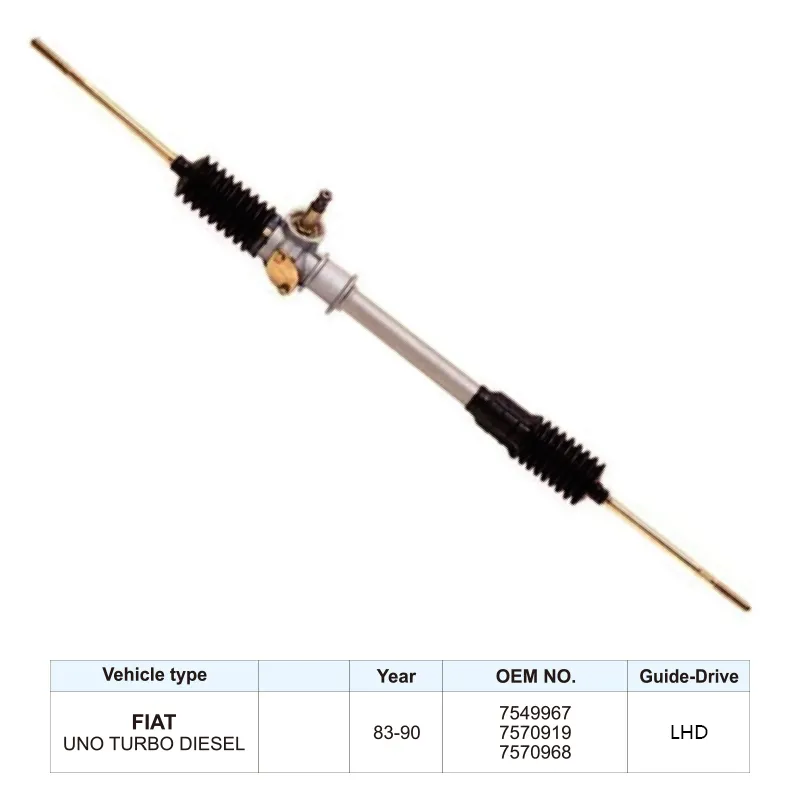 Factory Price 7549967 Power Steering Rack and Pinion for FIAT UNO TURBO DIESEL Steering Gear