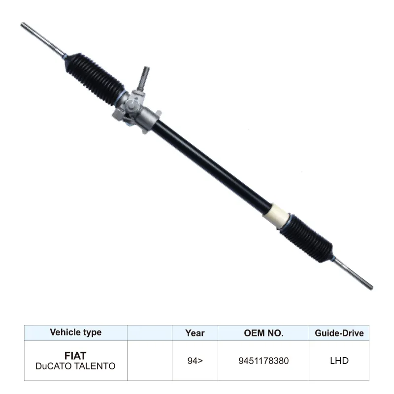 OEM 9451178380 for FIAT DUCATO TALENTO 1994 LHD Auto Car Steering Rack Steering Gear