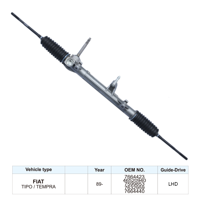 Factory Price 7664423 Mechanical Power Steering Rack and Pinion for FIAT TIPO TEMPRA Steering Gear