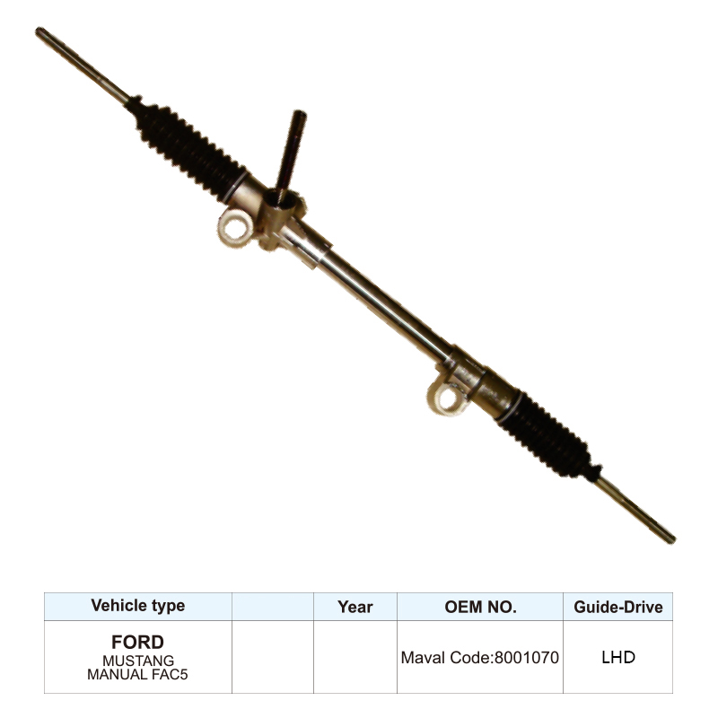 Auto Parts Power Steering Rack 8001070 for Ford MUSTANG MANUAL FAC5 Steering Gear