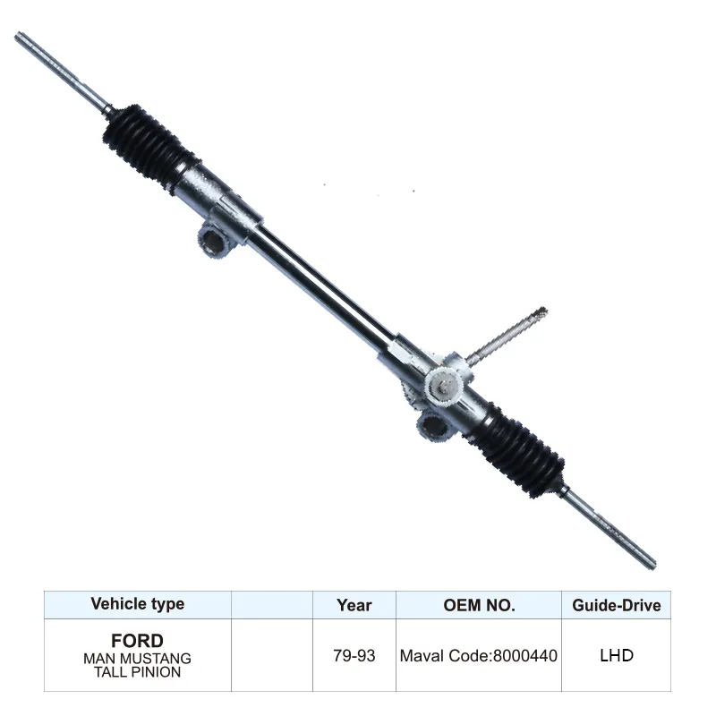 Factory Price 8000440 Mechanical Power Steering Rack and Pinion for FORD MAN MUSTANG TALL PINION 1979-1993 Steering Gear