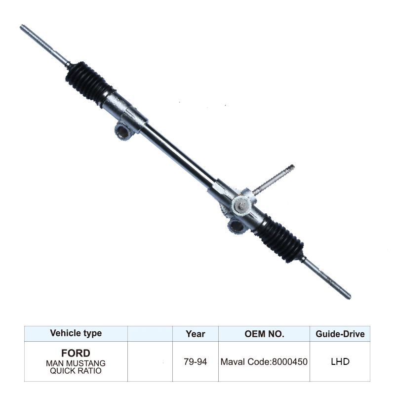 Steering Gear 8000450 for Ford MAN MUSTANG QUICK RATIO 1979-1994 Power Steering Rack and Pinion