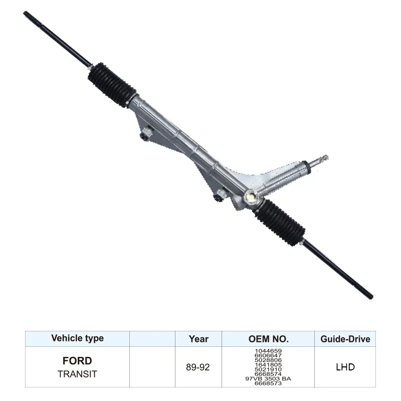 Mechanical Power Steering Rack and Pinion for Ford Transit 1044659 1989-1992 Steering Rack and Pinion