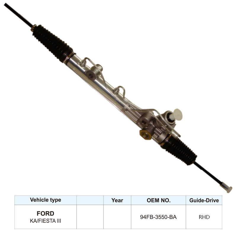 Auto Parts 94FB-3550-BA Hydraulic Power Steering Rack for FORD KA FIESTA III Steering Gear RHD