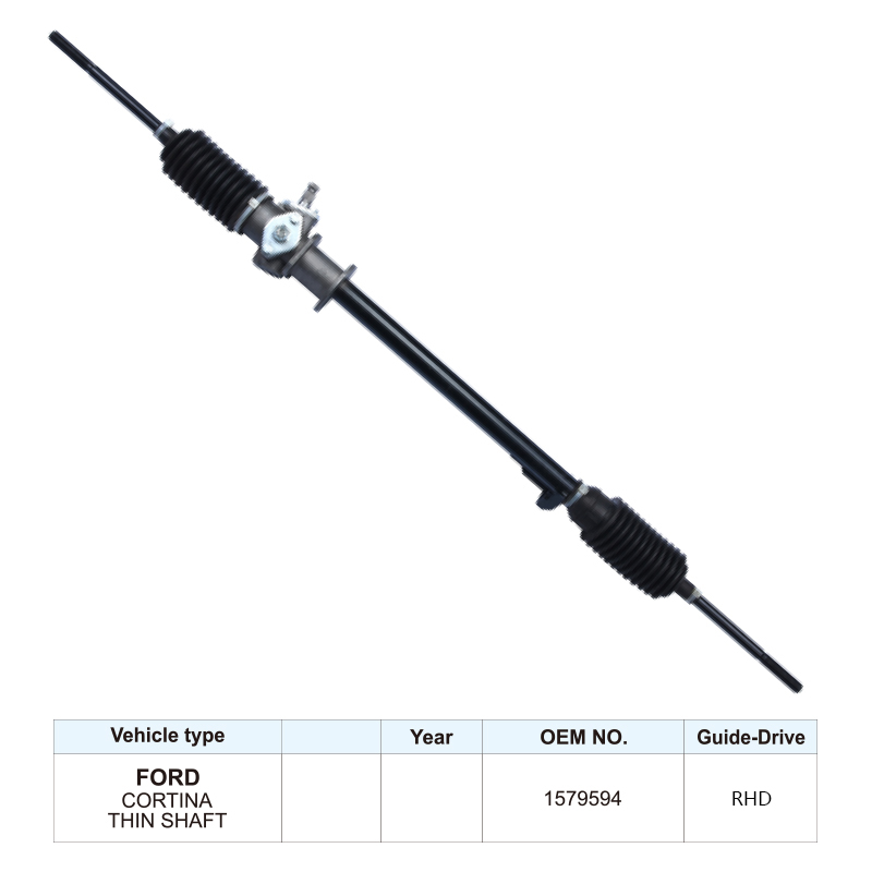 Mechanical Power Steering Rack 1579594 for Ford CORTINA THIN SHAFT Steering Rack and Pinion RHD
