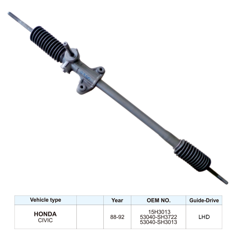 Mechanical Power Steering Rack for Honda CIVIC 15H3013 53040-SH3722 53040-SH3013 1988-1992 Steering Rack and Pinion