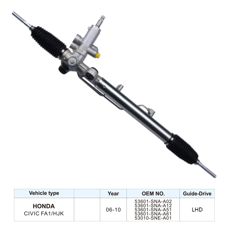 Hydraulic Steering Rack 53601-SNA-A02 for Honda Civic FA1 HJK 1.8 Model 2006-2010