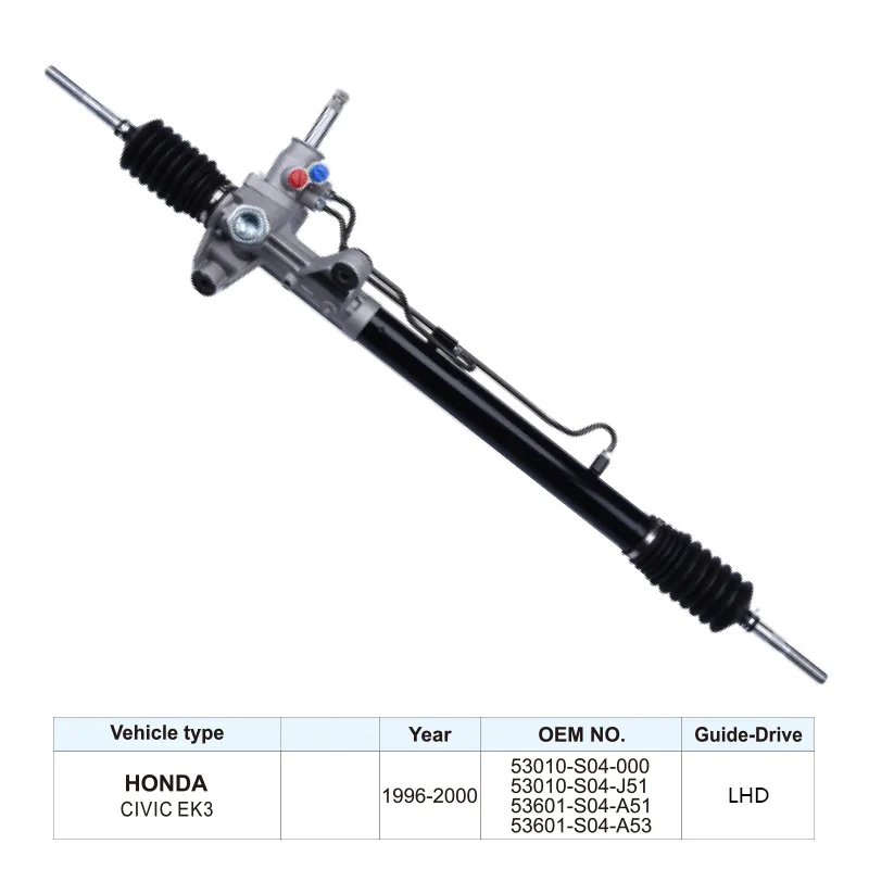 Car Parts 53601-S04-A53 Steering Rack for HONDA CIVIC EK3 1996-2000 Steering Gear
