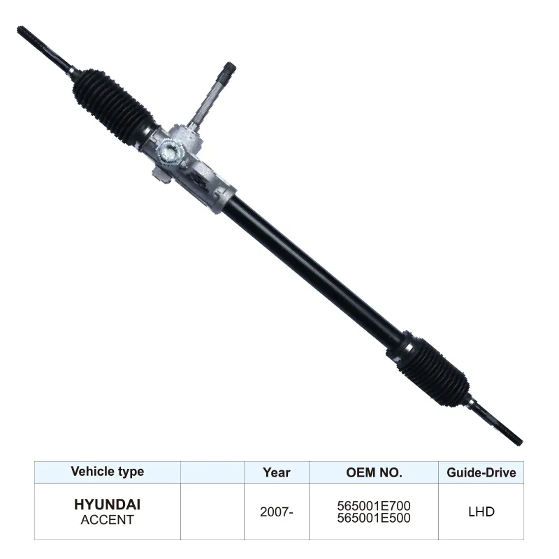 565001E500 Auto Parts Steering Rack for HYUNDAI ACCENT 2007- Steering Gear LHD
