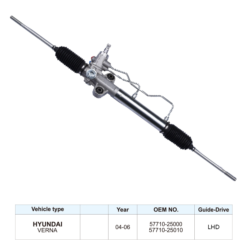 Hydraulic Power Steering Rack For Hyundai VERNA 2004-2006 57710-25010 Break Steering Gear LHD