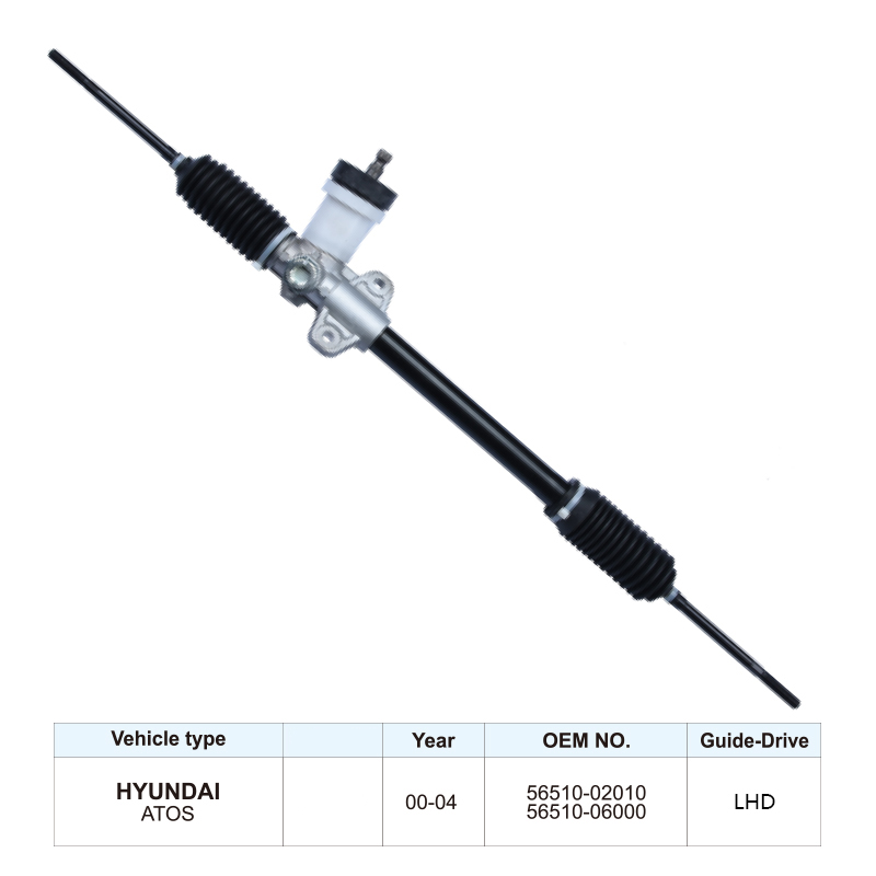 Car Parts 56510-06000 Steering Rack for HYUNDAI ATOS 2000-2004 Steering Gear LHD