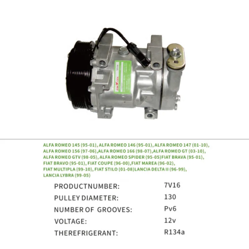 60653652 71721751 Air Compressor for ALFA ROMEO GT FIAT BRAVO COUPE MAREA LANCIA DELTA II