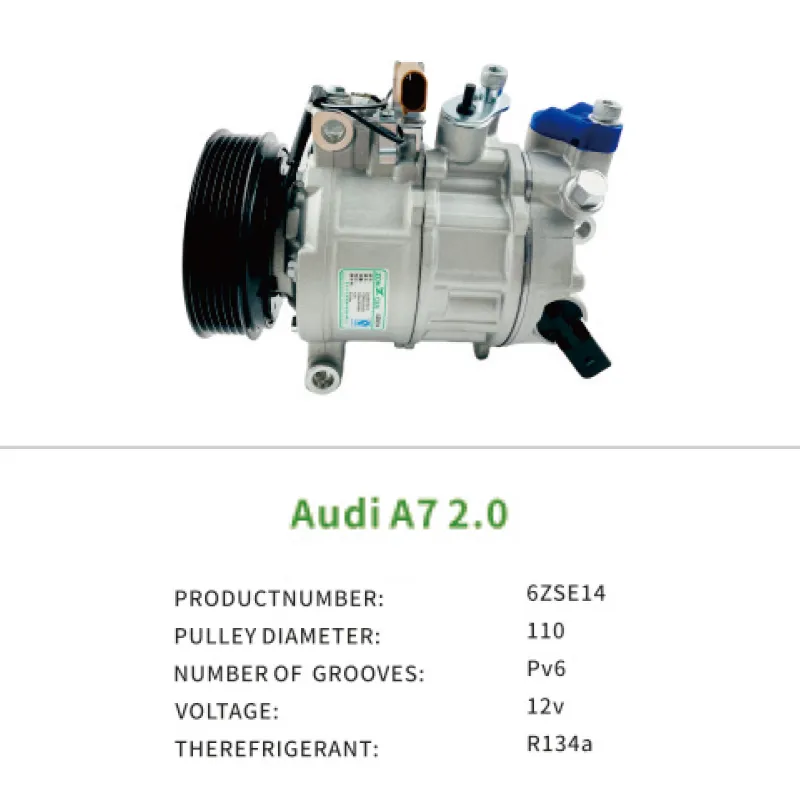 Auto Air Compressor OEM 4G0260805AC 4G0260805T Manufacturers for Audi A7 2.0 6ZSE14