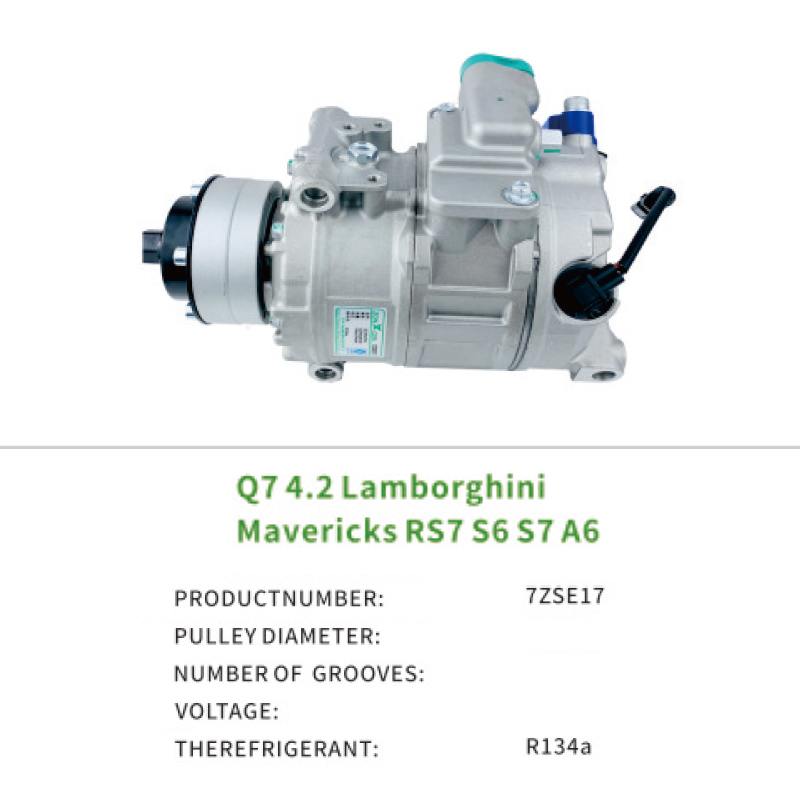 Air Compressor OEM 4Z7260805D 4G0260805F Manufacturers for Audi Q7 4.2 Lamborghini Mavericks RS7 S6 S7 A6 7ZSE17