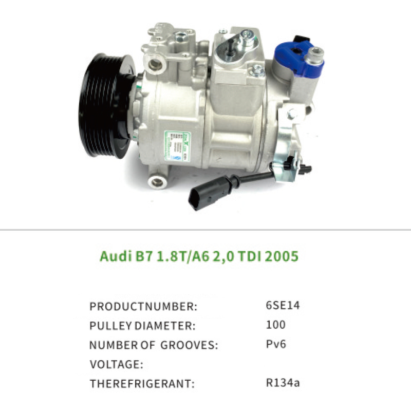 Auto Parts 8E0260805BA 830260805BJ Air Compressor for AUDI B7 1.8T A6 2.0 TDI 6SE14