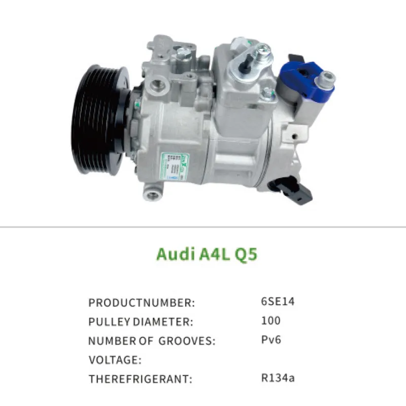 Air Compressor 4F0260805AC 8E0260805AT for AUDI A4 Q5 Small Wheel 6SE14 Auto Parts