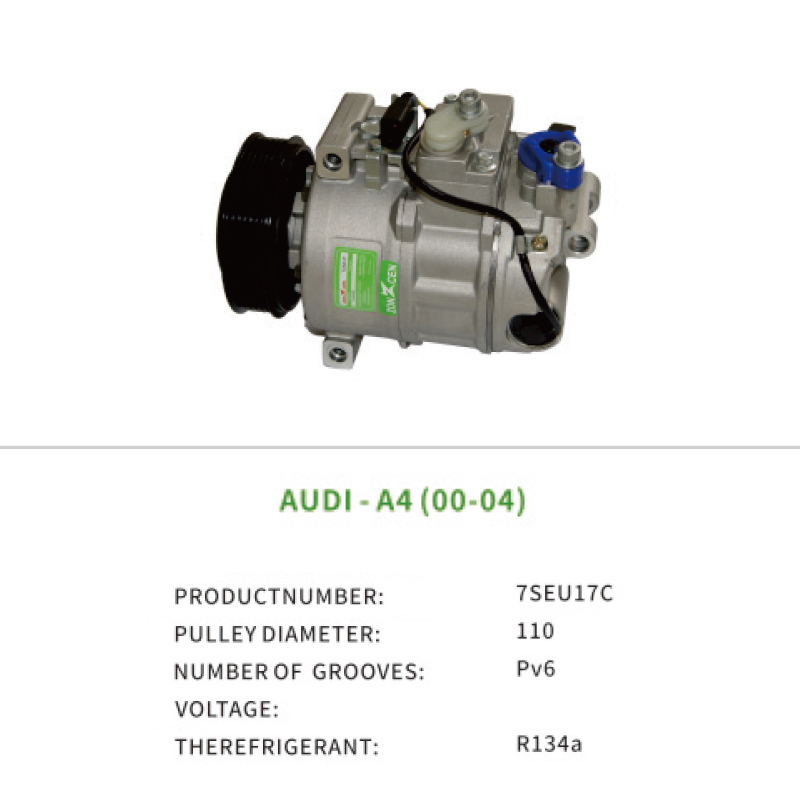 High Performance Hot Sale Ac Compressor Vehicle 8E0260805F 8E0260805S for Audi A4 00-04 7SEU17C