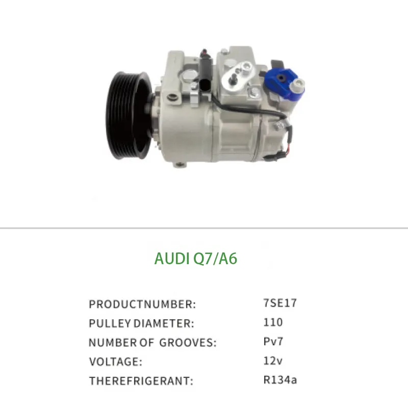 High Performance Hot Sale Ac Compressor Vehicle 7L6820803D 7L6820803G 7L6820803L for Audi Q7 A6 7SE17