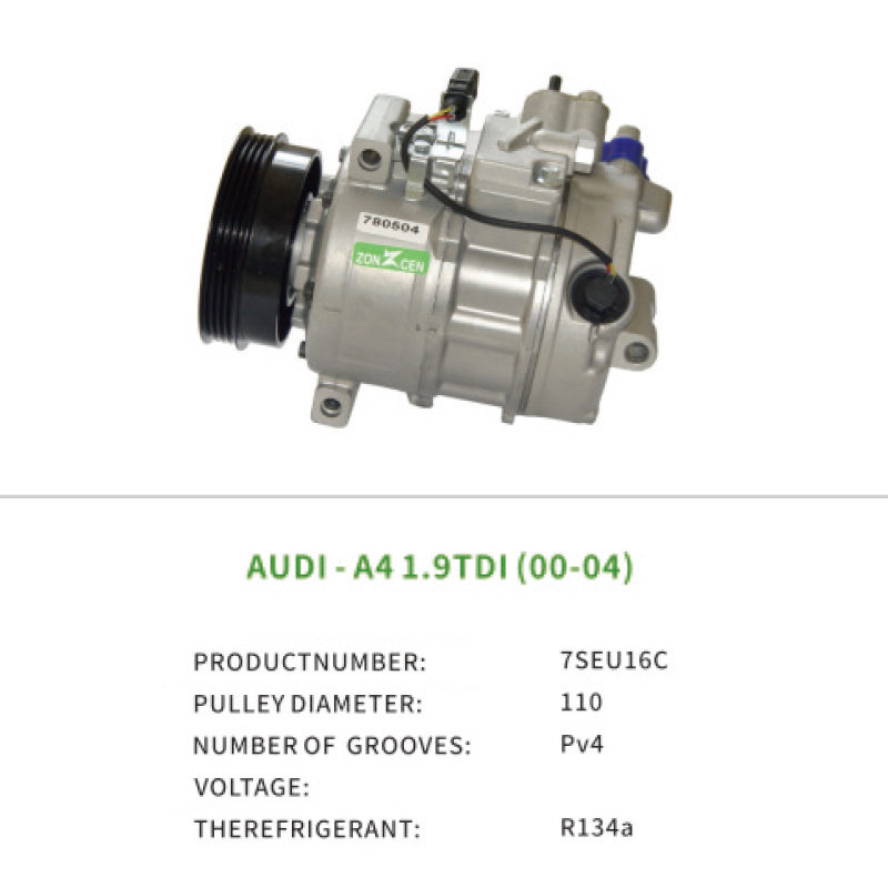 4B0260805G 4B0260805K 4B0260805M Air Conditioning Compressor for AUDI A4 1.9TDI 2000-2004 7SEU16C