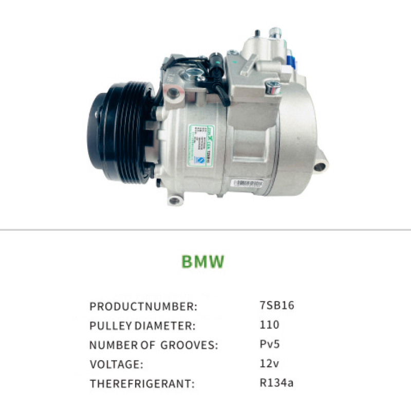 Air Compressor for BMW E39 E4696-D 323i 328i 528i 64528362414 4471708432 24V 7SB16