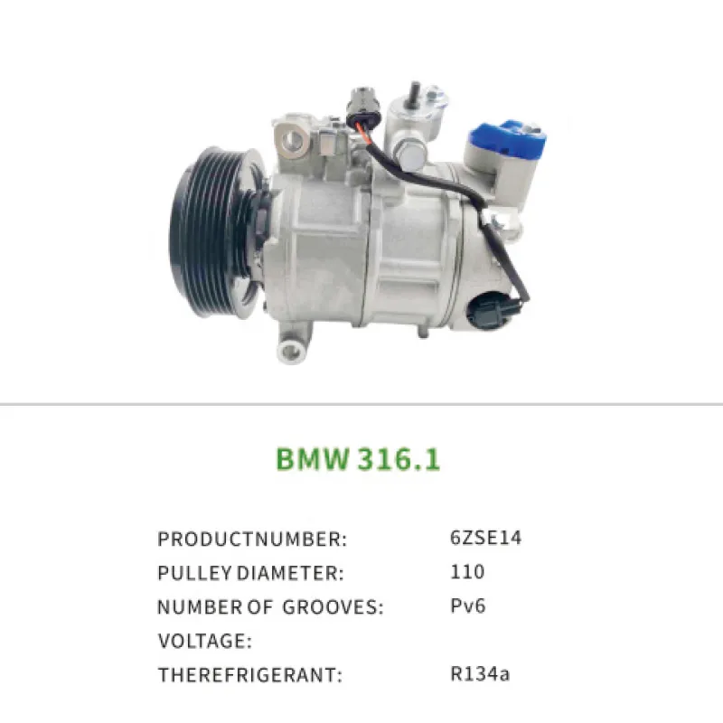 Air Conditioning Systems for BMW 3series 2011- 1series 2010- 6ZSE14 64529222308 AC Compressor