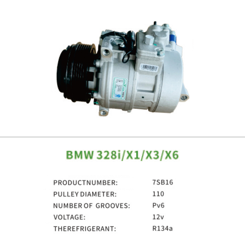 Air Conditioning Systems 64526918749 64526956716 for BMW 328i X1 X3 X6 7SB16 AC Compressor