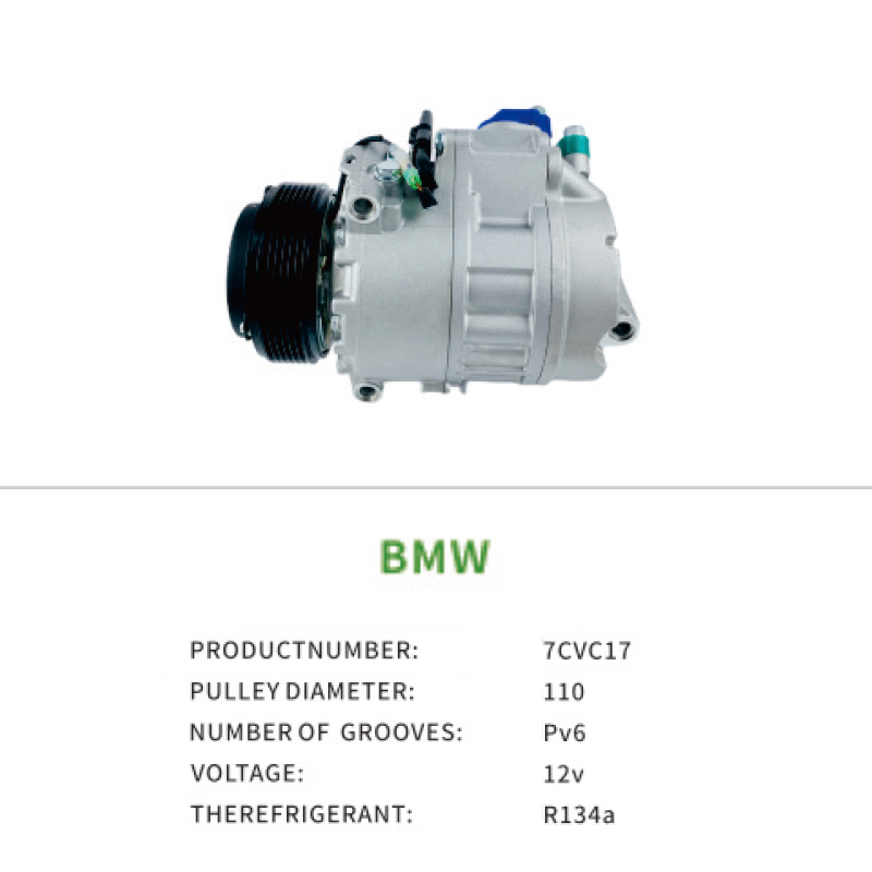 Suitable for BMW X5 E70 AC Compressor Assembly OEM 64509121758 64529185142 64509121759 7CVC17