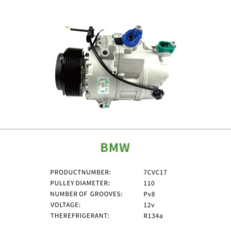 BMW X6 AC Compressor Assembly OEM 64529185147 64529195147 64529195974 7CVC17