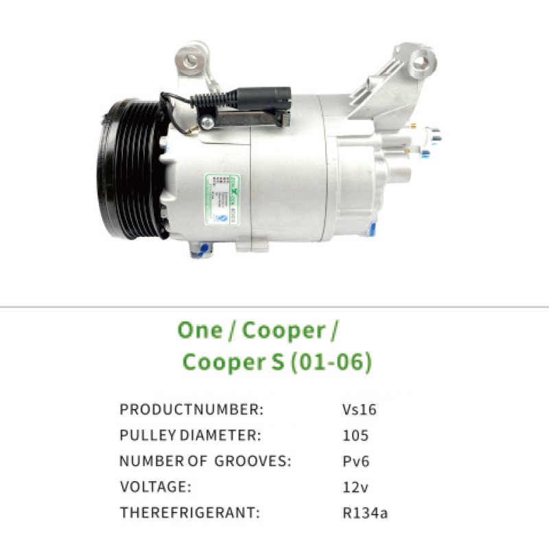 BMW MINI ONE Cooper Cooper S AC Compressor Assembly OEM 1171310 6918122 64521171310 VS16