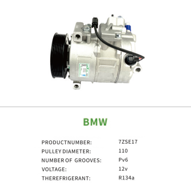 Auto Parts BMW 128i 130i 323i 325i 325xi 328i 328xi 330i 330xi OEM 64526956716 7ZSE17 Car AC Compressor