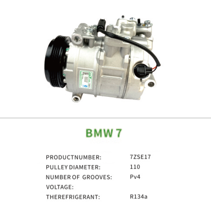 Auto Parts BMW 7-Series 735i 735li 740i 740li Alpina B7 OEM 64509175481 7ZSE17 Car AC Compressor