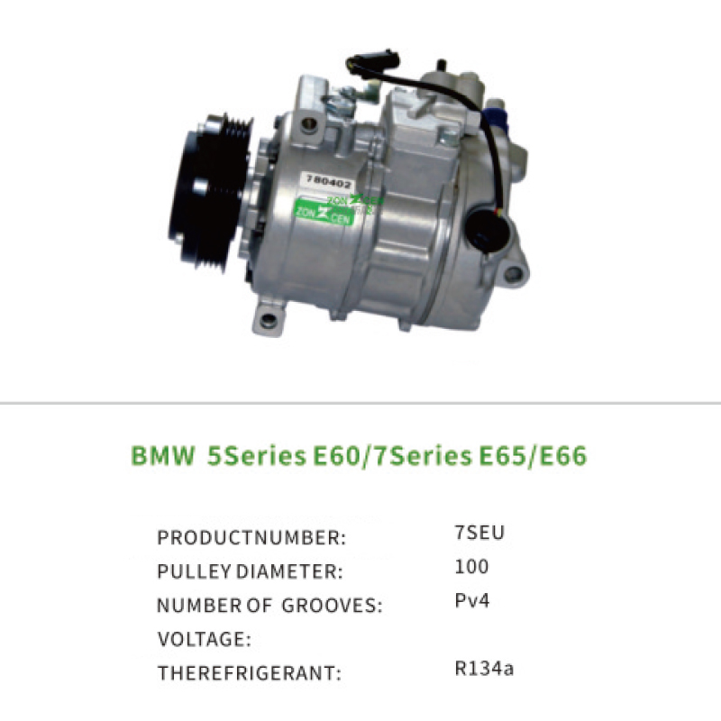 Car Air Compressor for BMW 5 Series E60 7 Series E65 E66 OEM 6917859 64506901783 7SEU