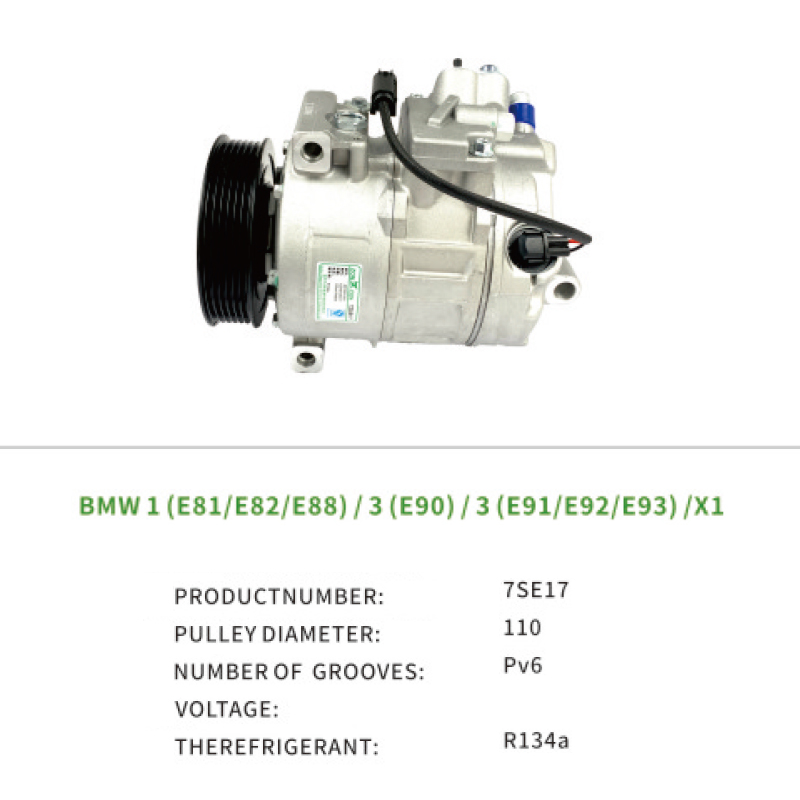 64526956716 64529122618 Air Compressor for BMW 1 series E81 E82 E88 3series E90 X1 7SE17
