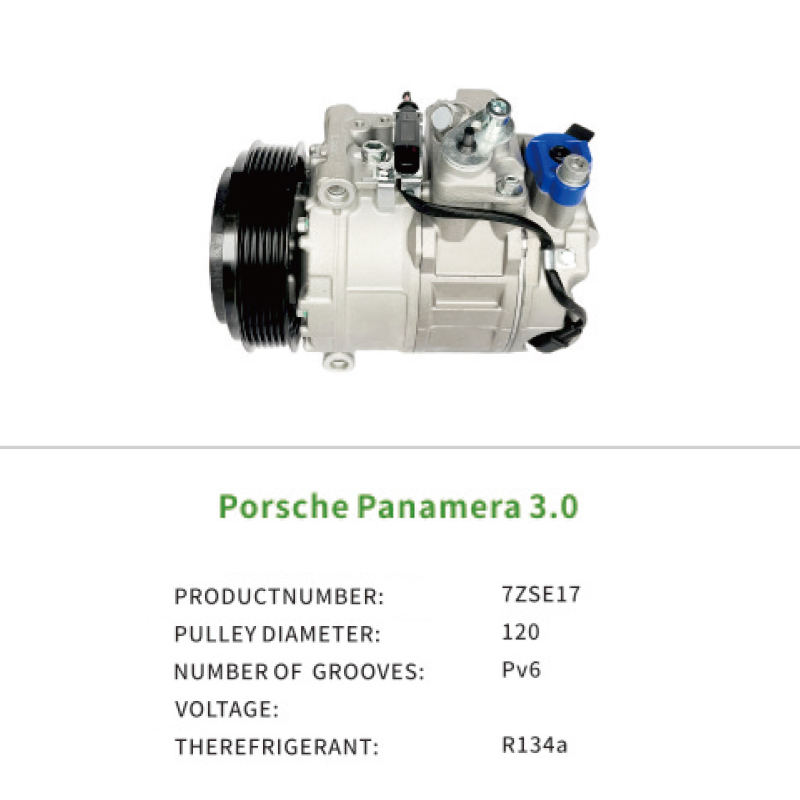 For Porsche panamera 3.0 6PK AC Compressor 97012601103 7ZSE17 Air Conditioning Compressor