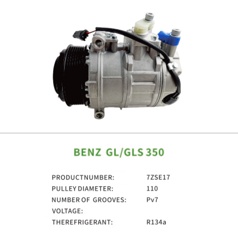 For Mercedes Benz GL/GLS 350 AC Compressor A0008300201 7ZSE17 Air Conditioning Compressor