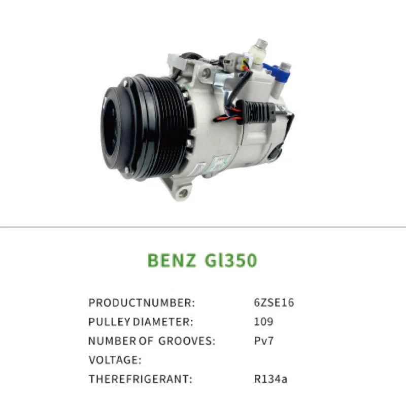 For Mercedes Benz GL350 Diesel AC Compressor A0008303601 0032306011 6ZSE16 Air Conditioning Compressor