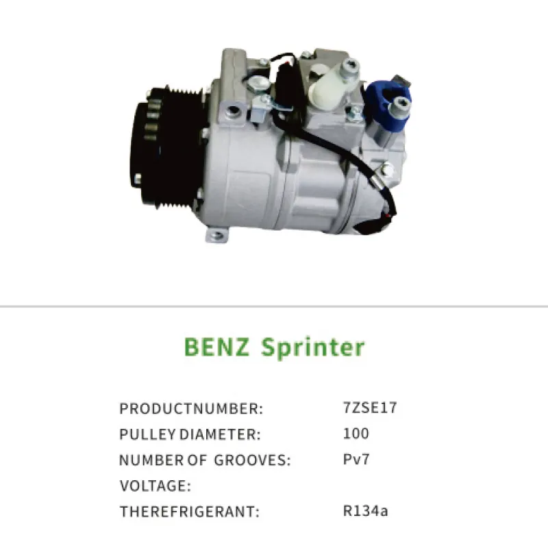 Car Air Compressor for Mercedes Benz Sprinter SLK300 Dodge Sprinter OEM 0012303211